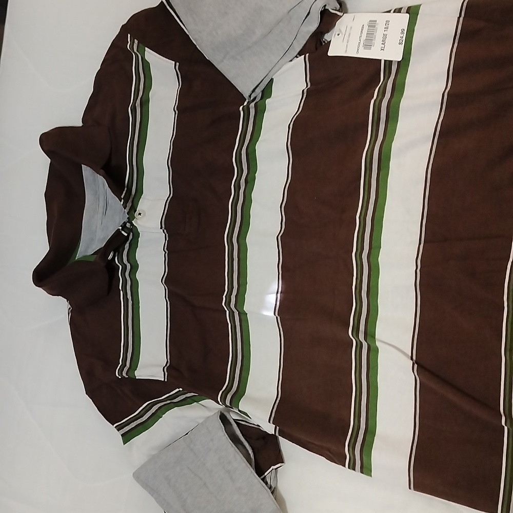Men's long sleeve polo shirt
